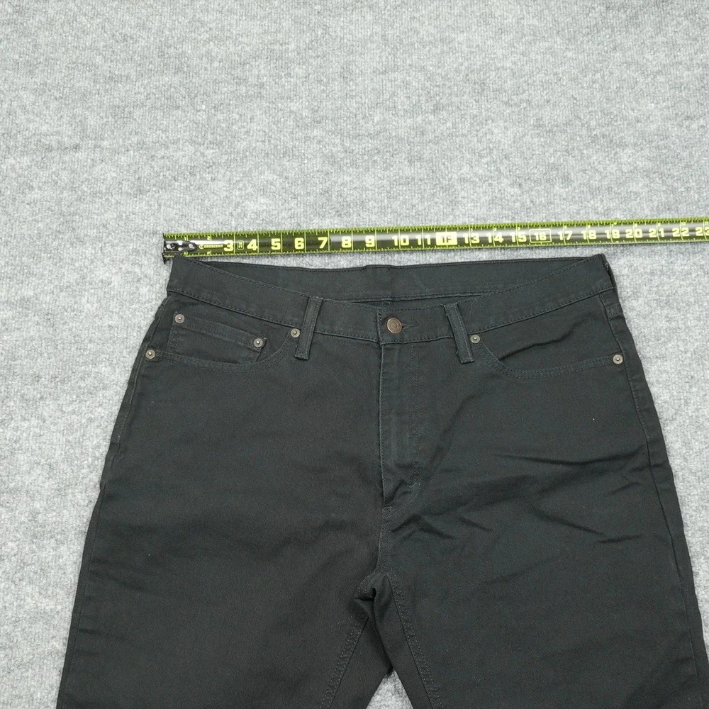 Levi's 541 Jeans Mens 36x25 Black Athletic Taper Stretch Denim Zip Fly 5-Pocket